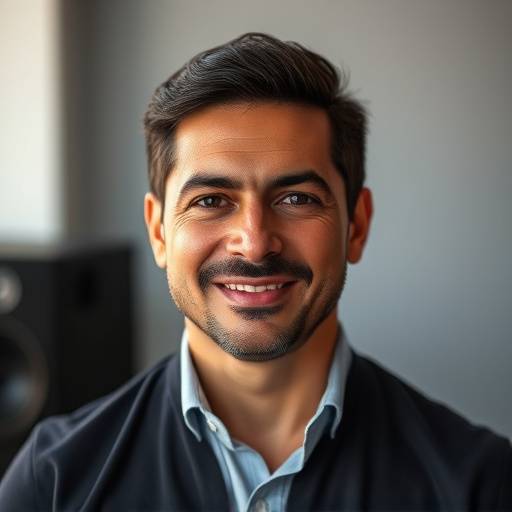 Foto de Rafael Mendes, Engenheiro de Som e Fundador da Estüdio Som Brasil